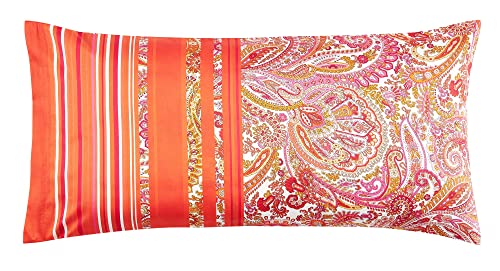 Bassetti NOTO Kissenhülle zu Bettwäsche aus 100% Baumwollsatin in der Farbe Rot R1, Maße: 40x80 cm - 9321905 von Bassetti