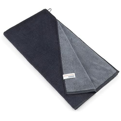 Bassetti New Shades Duschtuch aus 100% Baumwolle in der Farbe Antracite G2, Maße: 70x140 cm - 9328133 von Bassetti