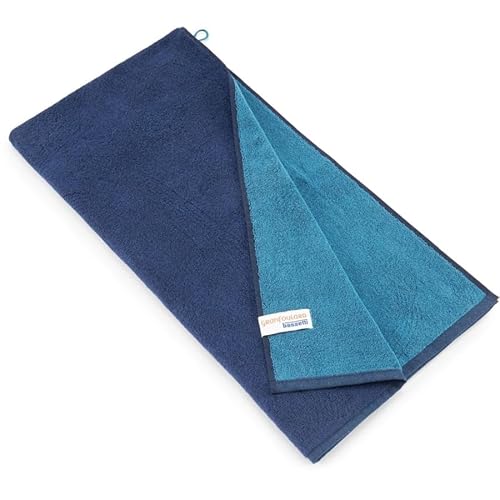 Bassetti New Shades Duschtuch aus 100% Baumwolle in der Farbe Blau B1, Maße: 70x140 cm - 9328123 von Bassetti