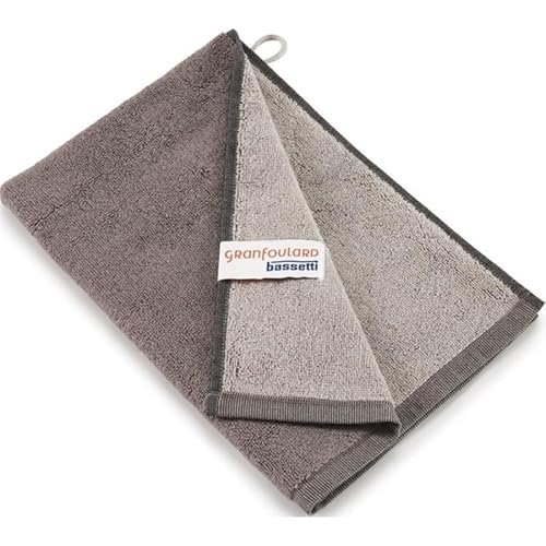 Bassetti New Shades Gäste-Handtuch aus 100% Baumwolle in der Farbe Grau G1, Maße: 40x60 cm - 9327864 von Bassetti