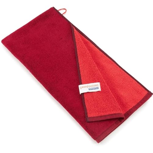 Bassetti New Shades Handtuch aus 100% Baumwolle in der Farbe Bordeaux 63, Maße: 50x100 cm - 9327880 von Bassetti