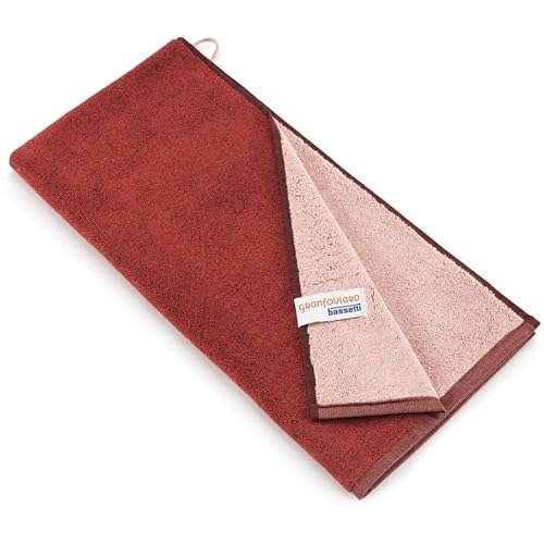 Bassetti New Shades Handtuch aus 100% Baumwolle in der Farbe Terrakotta R1, Maße: 50x100 cm - 9327870 von Bassetti