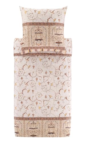 Bassetti OPLONTIS Bettwäsche + 1 Kissenhülle aus 100% Baumwollsatin in der Farbe Beige 4M, Maße: 155x220 + 1 K 80x80 cm - 9331444 Bassetti OPLONTIS Bettwäsche + 1 Kissenhülle aus 100% Baumwollsatin in der Farbe Beige 4M, Maße: 155x220 + 1 K 80x80 cm - 9331444 von Bassetti
