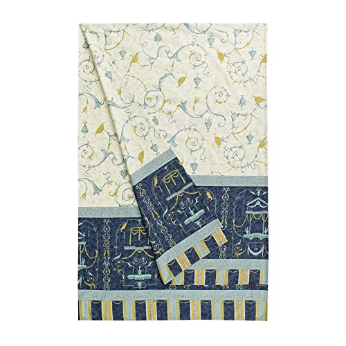 Bassetti OPLONTIS Granfoulard, Baumwolle, Blau, 180 x 270 x 1 cm von Bassetti