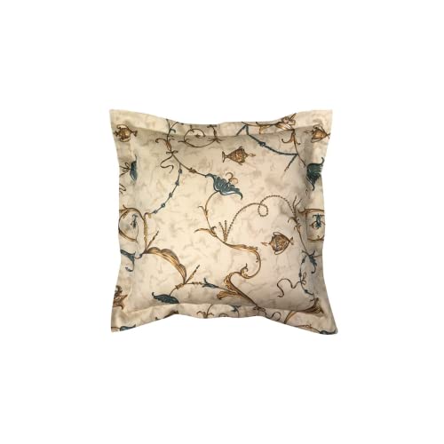 Bassetti OPLONTIS Kissenhülle zu Bettwäsche, 100% Baumwollsatin (110 Fäden pro cm²), Mehrfarbig, 40x40 cm von Bassetti