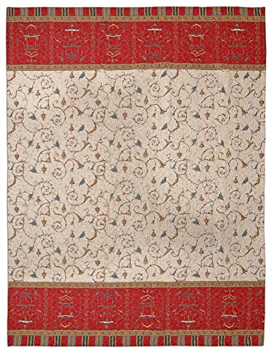 Bassetti OPLONTIS Tagesdecke, Baumwolle, Rot, 180x255 von Bassetti