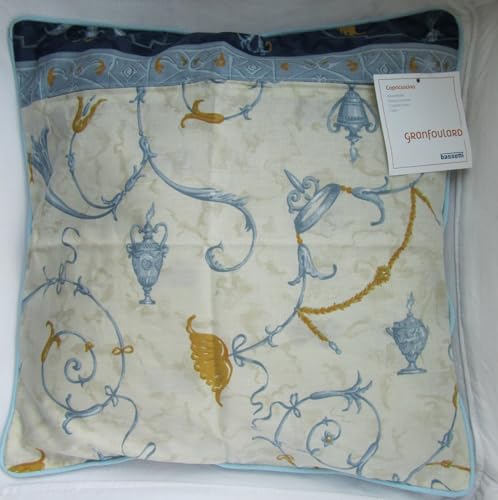 Bassetti OPLONTIS Kissenhülle zu Granfoulard aus 100% Baumwolle in der Farbe Blau v.9, Maße: 40x40 cm - 9268396 von Bassetti