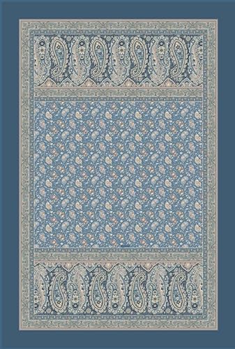 Bassetti Plaid Imperia B1 aus Baumwolle Mako-Satin in der Farbe Blau, Maße: 240cm x 250cm, 9324124 von Bassetti