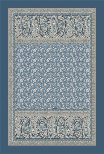 Bassetti Plaid Imperia B1 aus Baumwolle Mako-Satin in der Farbe Blau, Maße: 270cm x 250cm, 9324133 von Bassetti