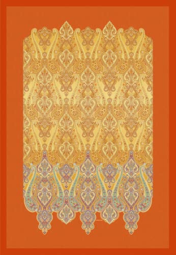Bassetti RAGUSA Plaid aus 100% Baumwolle in der Farbe Gold Y1, Maße: 135x190 cm - 9321946 von Bassetti