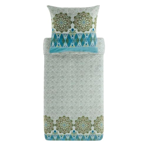 Bassetti SIGURTA Bettwäsche + 1 Kissenhülle aus 100% Baumwollflanell in der Farbe Grün V1, Maße: 135x200 + 1 K 80x80 cm - 9330155 Bassetti SIGURTA Bettwäsche + 1 Kissenhülle aus 100% Baumwollflanell in der Farbe Grün V1, Maße: 135x200 + 1 K 80x80 cm - 9330155 von Bassetti