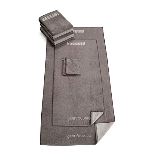 Bassetti Seifentuch, 100% Baumwolle, Grau, Seiftuch 30 x 30 cm Bassetti Seifentuch, 100% Baumwolle, Grau, Seiftuch 30 x 30 cm von Bassetti