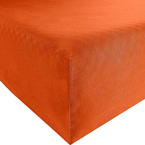 Bassetti Spannbettlaken Uni O1/893 Apricot Baumwolle/Elastan, Maße: 180cm x 200cm, 200cm x 220cm, 9235189 Bassetti Spannbettlaken Uni O1/893 Apricot Baumwolle/Elastan, Maße: 180cm x 200cm, 200cm x 220cm, 9235189 von Bassetti