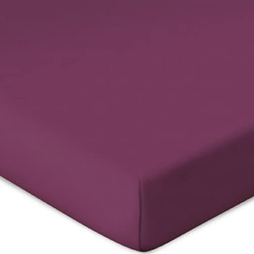 Bassetti Spannbetttuch für Boxspringtopper Uni Farbe Beere L2/542 Größe 90x190 100x220cm von Bassetti