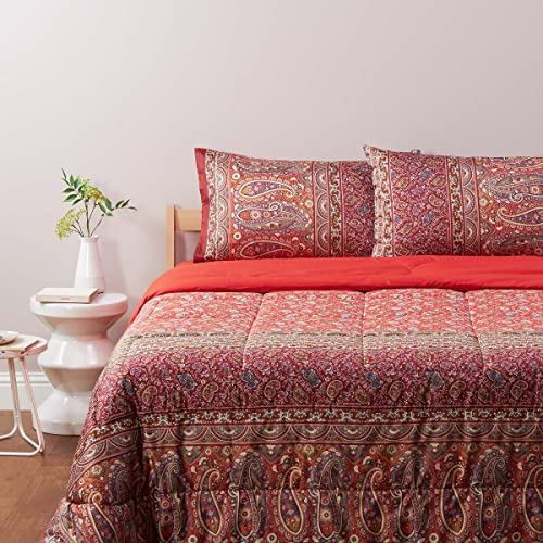 Bassetti Steppdecke für Doppelbett Granfoulard Imperia aus Baumwollsatin-Rot von Bassetti