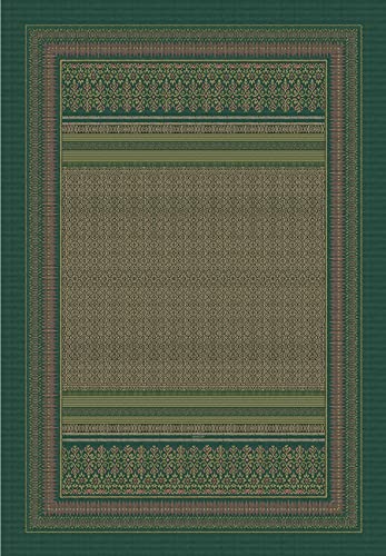 Bassetti Teppich Roccaraso V1 aus Baumwolle Polyester und Anderen Fasern in der Farbe Grün, Maße: 150cm x 220cm, 9324208 von Bassetti