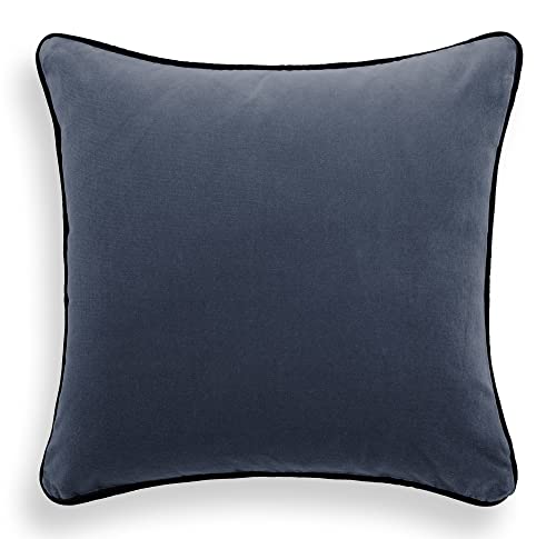 Bassetti Uni Kissenhülle zu Tischwäsche - Velour aus 90% Baumwolle, 10% Polyester in der Farbe Perla G2, Maße: 45X45 cm - 9324586 von Bassetti