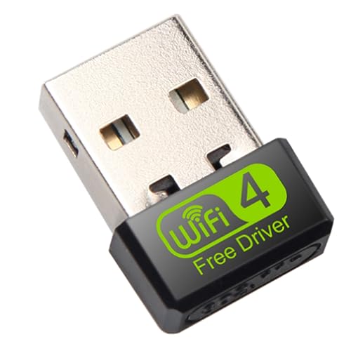 Bassulouda 1 Stück 150Mbps USB 2.4G WiFi Receiver Drive Adapter WiFi kostenlos für Desktop Laptop Bassulouda 1 Stück 150Mbps USB 2.4G WiFi Receiver Drive Adapter WiFi kostenlos für Desktop Laptop von Bassulouda