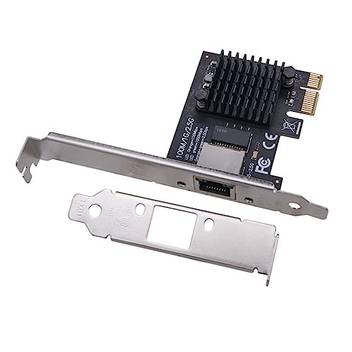 Bassulouda 100/1000M/2,5G RJ45 Netzwerkkarte, kabelgebunden, RJ45, RTL8125BG, Chipsatz, PCIe, PCI Express, Netzwerkkarte, LAN Bassulouda 100/1000M/2,5G RJ45 Netzwerkkarte, kabelgebunden, RJ45, RTL8125BG, Chipsatz, PCIe, PCI Express, Netzwerkkarte, LAN von Bassulouda