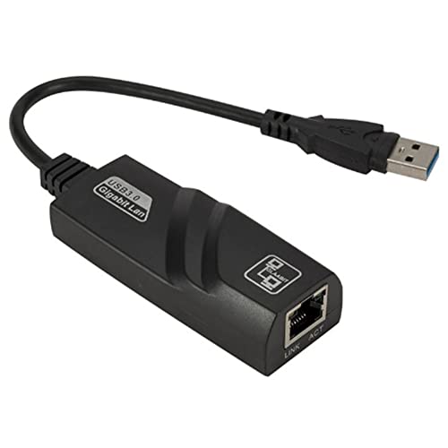 Bassulouda LAN Karte USB 3.0 auf Gigabit USB Netzwerkkarte 1000Mbps für Android TV Laptop Desktop Bassulouda LAN Karte USB 3.0 auf Gigabit USB Netzwerkkarte 1000Mbps für Android TV Laptop Desktop von Bassulouda