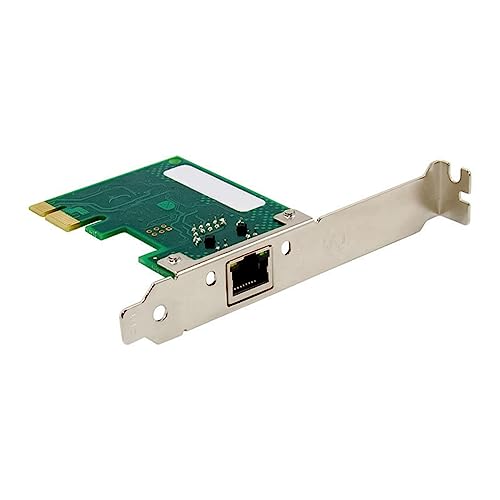 Bassulouda PCI-E X1 Gigabit Server mit elektrischem Anschluss, einzelner Netzwerkkartenserver NIC I210-T1 RJ45 Ethernet NIC für Laptop Zubehör von Bassulouda