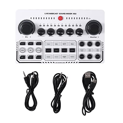 Bassulouda Soundkarten X50 Aufnahmestudio, professionelle Soundkarte für Live-Streaming Bassulouda Soundkarten X50 Aufnahmestudio, professionelle Soundkarte für Live-Streaming von Bassulouda