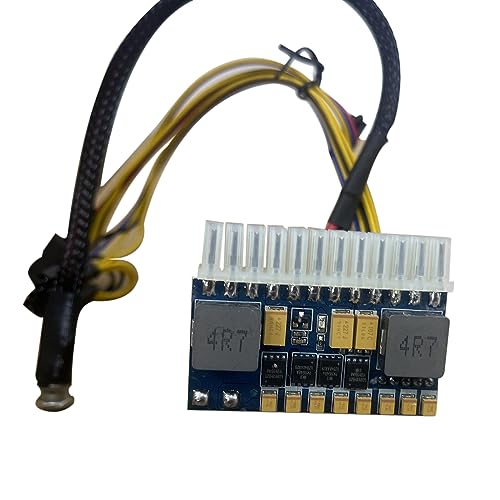 Bassulouda Tragbarer DC 12 V 250 W 24 Pin ATX Connect mit Motherboard Mini ITX Netzteil Pcio PSU Modul für PC von Bassulouda