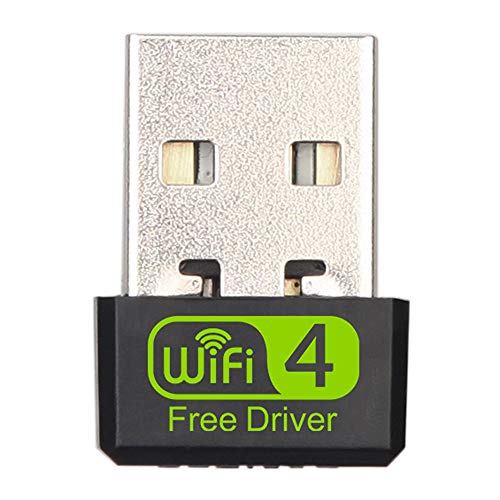 Bassulouda USB-Adapter, 2,4 G auf ein Band, 150 Mbps, WLAN-Karte, Netzwerkkarte für Laptop/Desktop/PC, unterstützt 8/8.1 Bassulouda USB-Adapter, 2,4 G auf ein Band, 150 Mbps, WLAN-Karte, Netzwerkkarte für Laptop/Desktop/PC, unterstützt 8/8.1 von Bassulouda