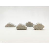 Knaufset Wolkenform Für Schrank, Kommode Oder Schublade Mit M4 Gewinde von BastelButze