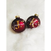 Christbaumkugeln Personalisiert von BastelHex2