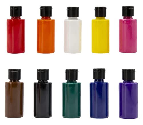 Schulmalfarben-Set mit 10 Farben je 40 ml. Acrylfarben-Set. Tempera Malfarben für Kinder, Schule. Verdünn- und vermischbar. Deckend, leuchtend, gebrauchsfertig, auf Wasserbasis. 10 Farben x 40 ml Schulmalfarben-Set mit 10 Farben je 40 ml. Acrylfarben-Set. Tempera Malfarben für Kinder, Schule. Verdünn- und vermischbar. Deckend, leuchtend, gebrauchsfertig, auf Wasserbasis. 10 Farben x 40 ml von Bastelzone