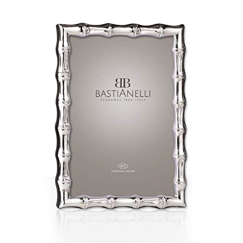 Bastianelli Bilderrahmen Silberrahmen Fotorahmen Bambus cm 10x15 aus 925er Sterling Silber von Bastianelli