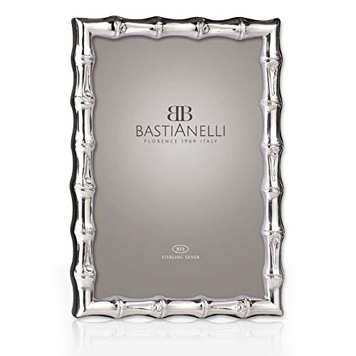 Bastianelli Bilderrahmen Silberrahmen Fotorahmen Bambus cm 13x18 aus 925er Sterling Silber von Bastianelli
