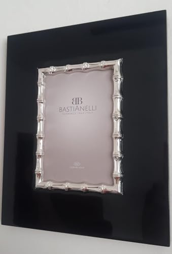 Bastianelli Rahmen oder Spiegel 20 x 25 cm aus 925er Silber mit Holz glänzend von Bastianelli
