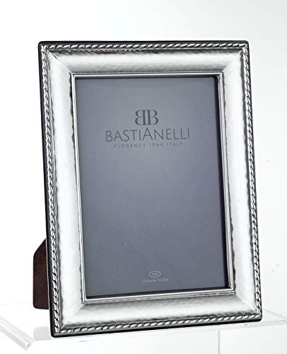 Bastianelli Rahmen aus 925er Silber mit Lichtwinkel und Kordelrand. von Bastianelli
