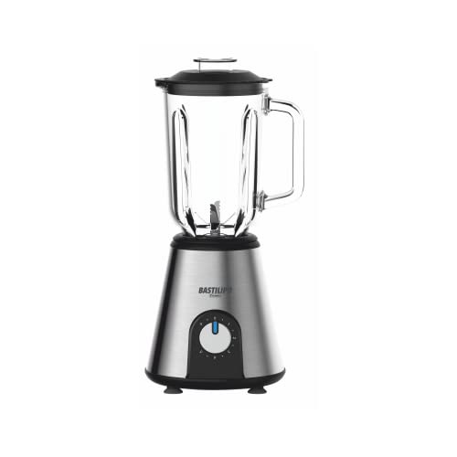 Bastilipo 7135 amerikanischer Standmixer (5 Geschwindigkeitsstufen, 1,5 Liter Fassungsvermögen), 1000 W, Edelstahl von Bastilipo