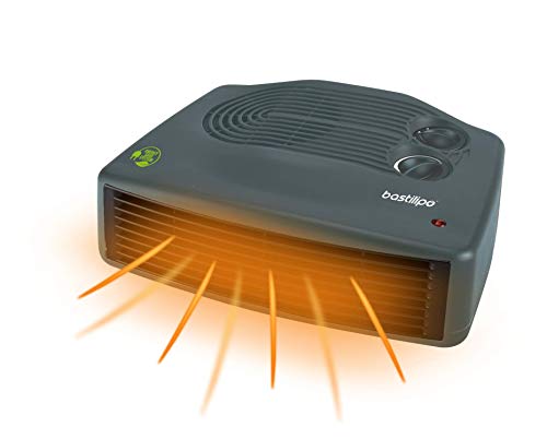 Bastilipo - THP1500-PTC, PTC-Heizlüfter horizontal Premium Graphit, 750/1500 W, Thermostat von Bastilipo