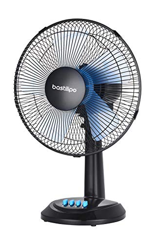 Bastilipo – 30 cm Tischventilator, 35 W Leistung, 3 Geschwindigkeiten, Modell Roche von Bastilipo