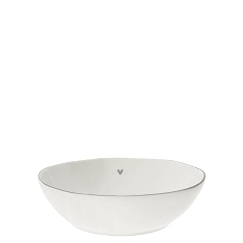 Bastion Collections Sushi Bowl Little Heart Keramik Weiss grau von Bastion Collections