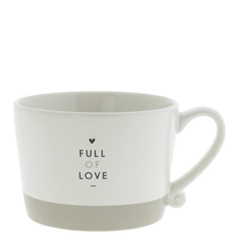 BC Tasse mit Henkel FULL OF LOVE Keramik weiß titane Keramikgeschirr Küche gedeckter Tisch BC Cup BC Tasse mit Henkel FULL OF LOVE Keramik weiß titane Keramikgeschirr Küche gedeckter Tisch BC Cup von Bastion Collections
