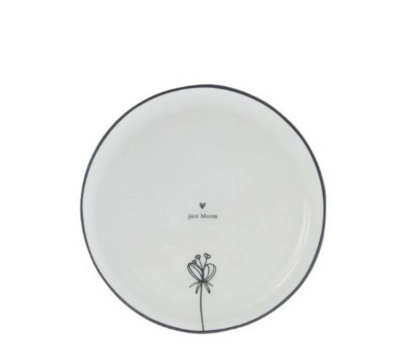 Bastion Collections Dessertteller Bastion Collections D19cm „Just Bloom“ weiß/schwarz Bastion Collections Dessertteller Bastion Collections D19cm „Just Bloom“ weiß/schwarz von Bastion Collections