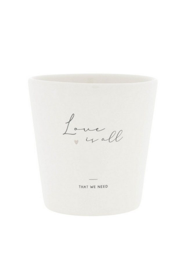Bastion Collections Geschirr-Set Becher - LOVE IS ALL - weiß Bastion Collections Geschirr-Set Becher - LOVE IS ALL - weiß von Bastion Collections