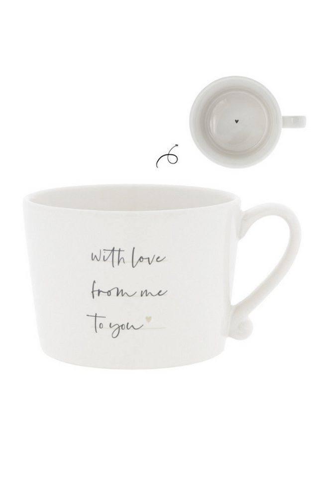 Bastion Collections Geschirr-Set Tasse - FROM ME TO YOU - weiß von Bastion Collections