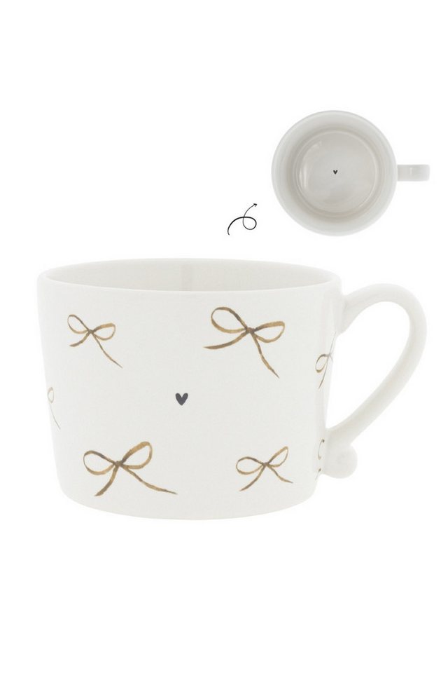 Bastion Collections Geschirr-Set Tasse - SCHLEIFEN - weiß Bastion Collections Geschirr-Set Tasse - SCHLEIFEN - weiß von Bastion Collections