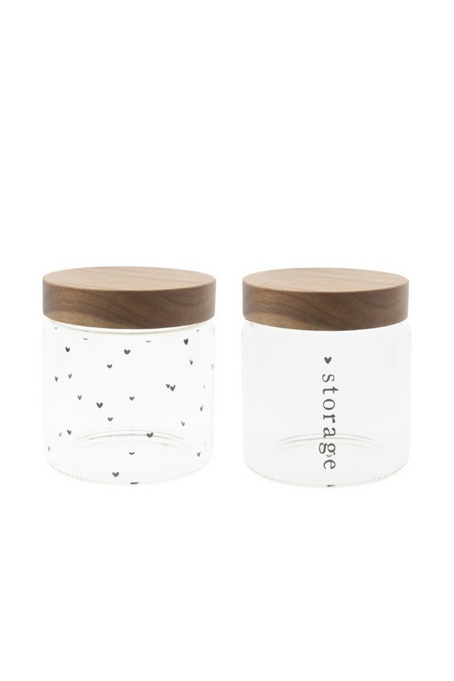 Bastion Collections Geschirr-Set Vorratsdose 2er Set - HEARTS & STORAGE - transparent Bastion Collections Geschirr-Set Vorratsdose 2er Set - HEARTS & STORAGE - transparent von Bastion Collections