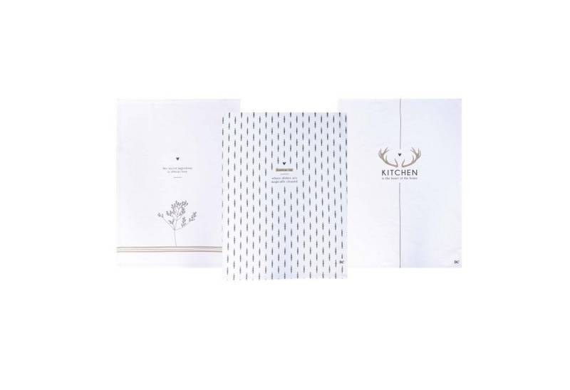 Bastion Collections Geschirrtuch White Kitchen Love, Farbe: Weiß, Motiv: Herzchen Bastion Collections Geschirrtuch White Kitchen Love, Farbe: Weiß, Motiv: Herzchen von Bastion Collections