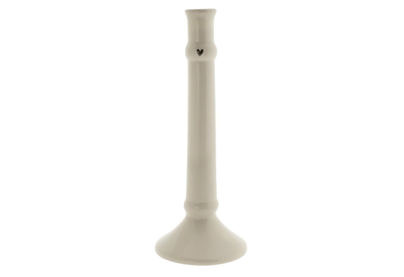 Bastion Collections Kerzenständer Kerzenständer HEART L titan beige von Bastion Collections