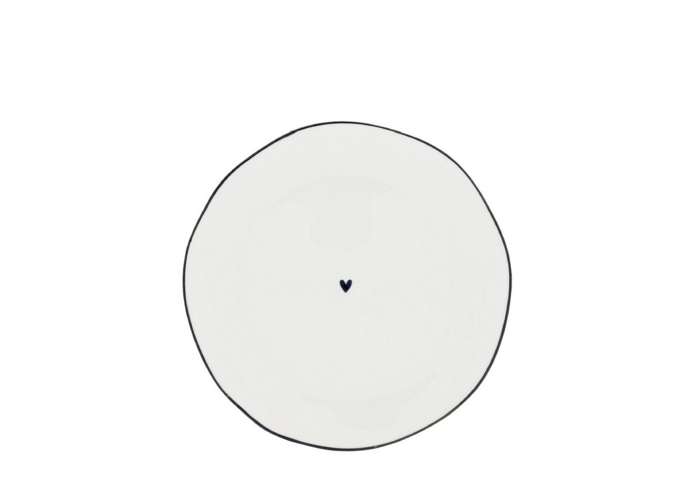 Bastion Collections Kuchenteller Schwarzes Herz, Spülmaschinengeeignet, Weiß, Motiv: Herz Bastion Collections Kuchenteller Schwarzes Herz, Spülmaschinengeeignet, Weiß, Motiv: Herz von Bastion Collections