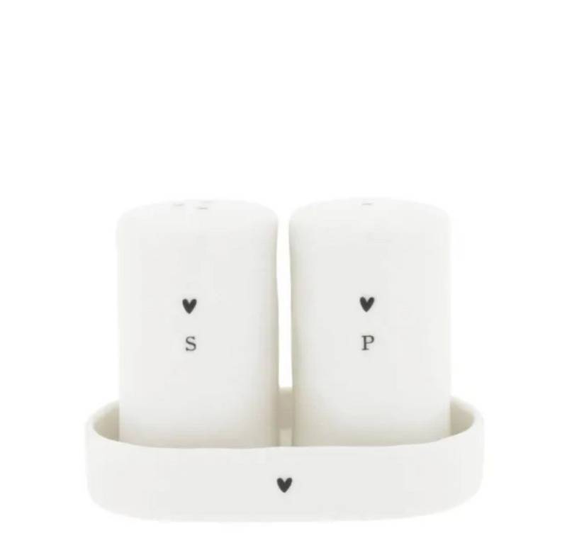 Bastion Collections Salz- / Pfefferstreuer Bastion Collections Set Herz schwarz/weiß Bastion Collections Salz- / Pfefferstreuer Bastion Collections Set Herz schwarz/weiß von Bastion Collections