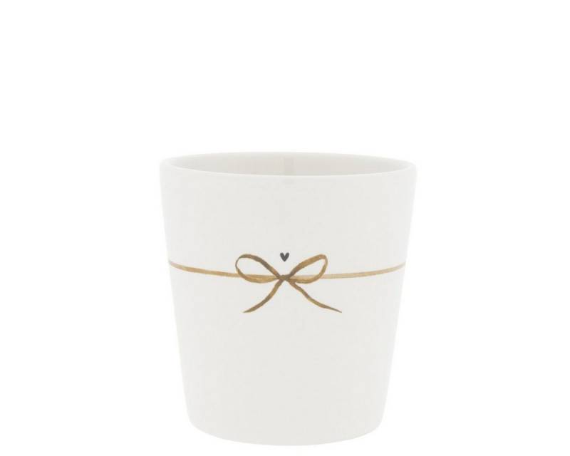 Bastion Collections Becher Bastion Collections Schleifen Karamell weiß von Bastion Collections
